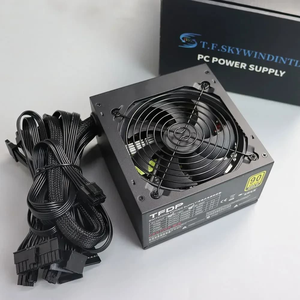 800W ATX Power Supply ATX Desktop Computer PSU Gold Mining Chia Rated Power 800W Competitive Game Gamer 80PLUS 110V 220V - Thumbnail 5