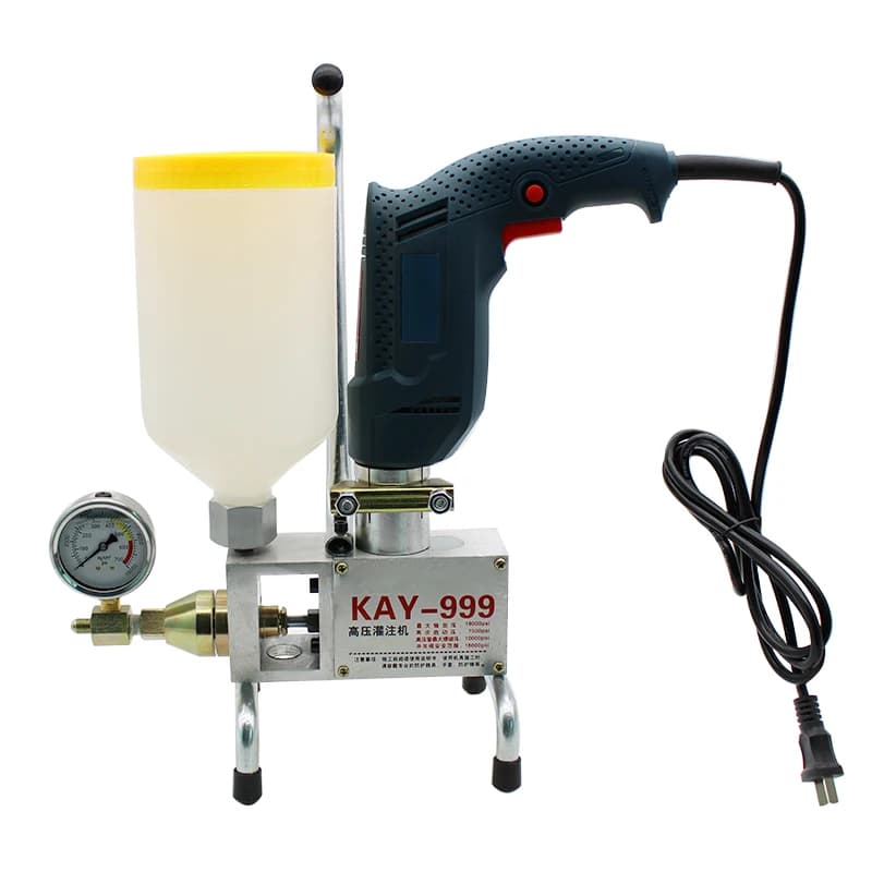 KAY-999 High Pressure Waterproof Grouting Machine 910W Injection Pump Epoxy/Polyurethane Grouting Liquid Leakage Tool - Thumbnail 3
