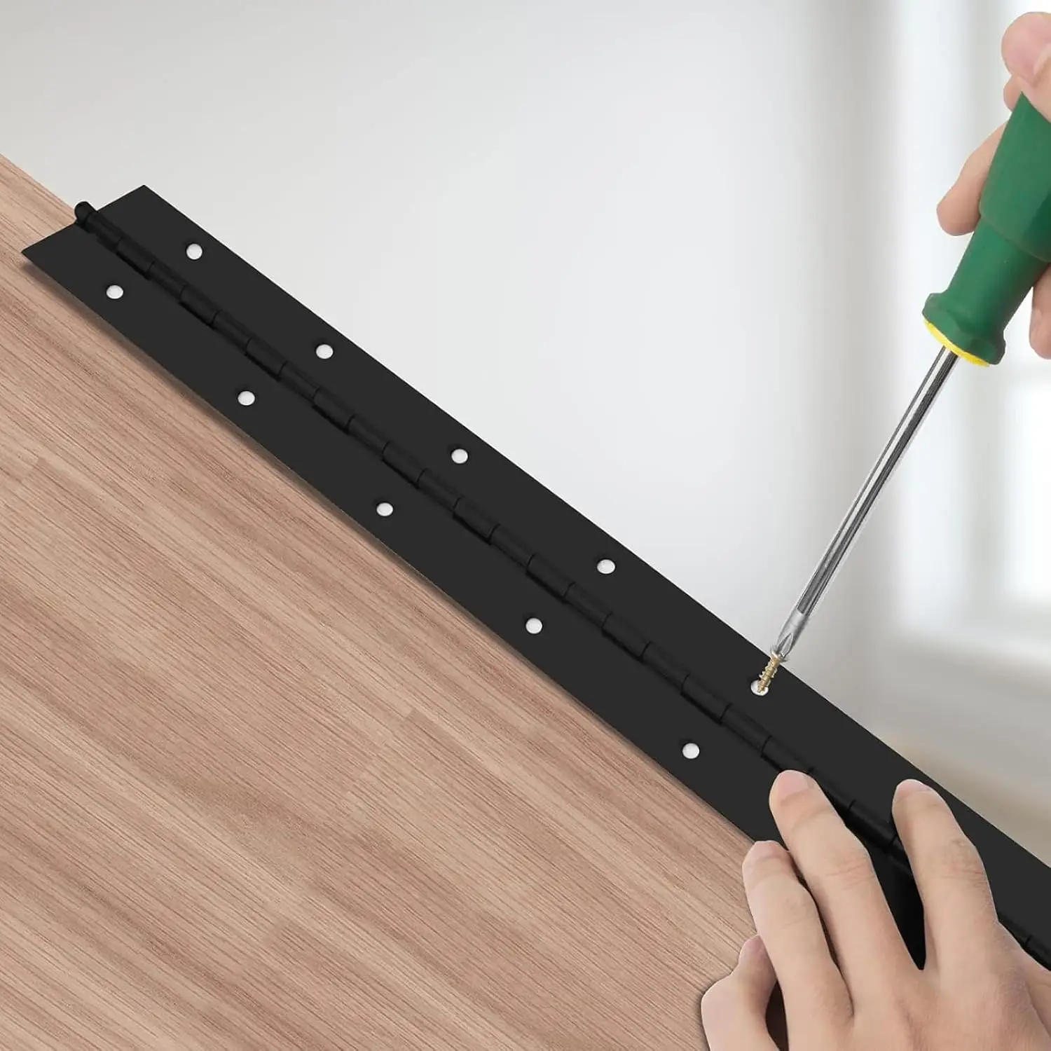 Piano Hinges | 6in to 48in Lengths | Cabinet, Furniture & Marine Box Hardware - Thumbnail 2