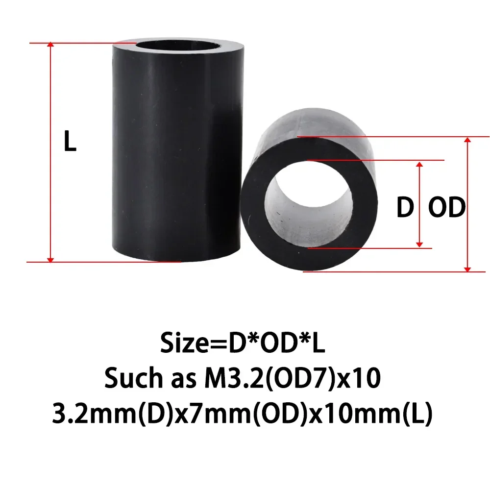 ABS PCB Spacer Standoffs | M3-M12 Non-Threaded Hollow Set | Professional TV & Electronics Mounting - Thumbnail 3