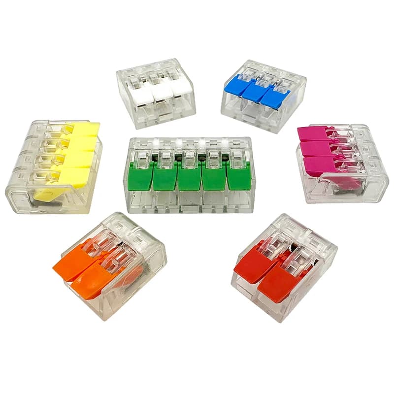 86-Piece Wire Connector Kit | Compact Terminal Blocks for Home Lighting & Electrical Projects - Image 1
