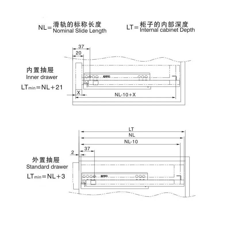 Soft-Close Drawer Slides | Under-Mount, 3/4 Extension | Silent & Smooth Gliding - Thumbnail 6