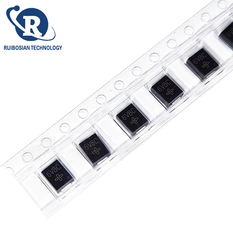 TVS Diode Assortment | P6SMB Series | Transient Voltage Suppression for Circuit Protection - Thumbnail 2