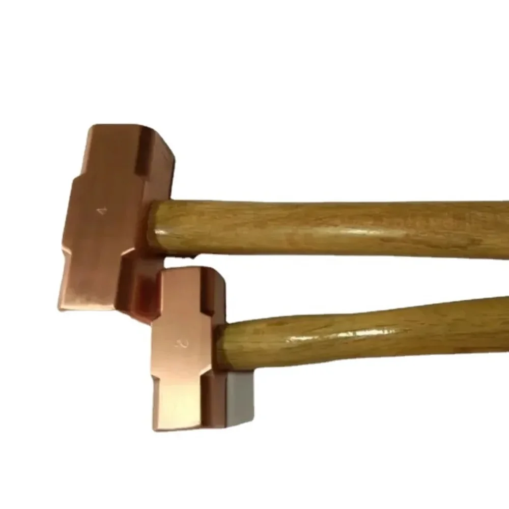 Heavy-Duty Copper Hammer | Professional Construction & Hardware Tool | Powerful Multifunctional Striking Accessory - Thumbnail 6