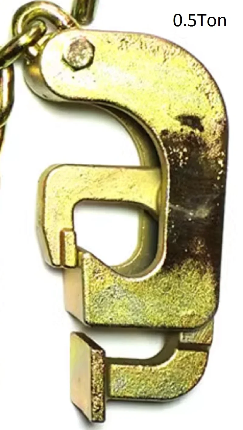 Heavy-Duty Drum Lifter Claw Attachment | 0.25-0.5 Ton Capacity | For Secure Chain Sling Handling - Thumbnail 5