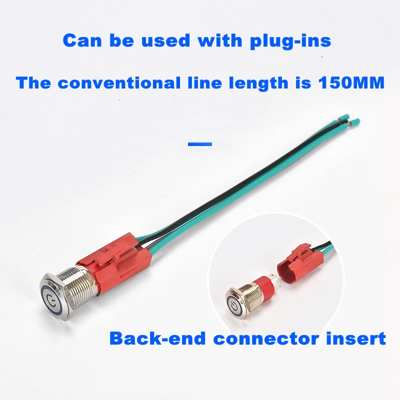 Heavy-Duty Waterproof Push Button Switch | 10A-20A High Current | 12V-24V Automotive & Industrial Grade - Thumbnail 4