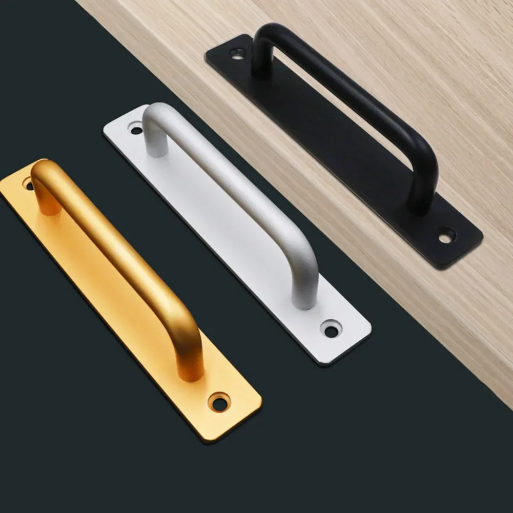 Alloy Sliding Door Handle | Punch-Free Pull & Push Design | Gate & Toilet Door Hardware - Thumbnail 2