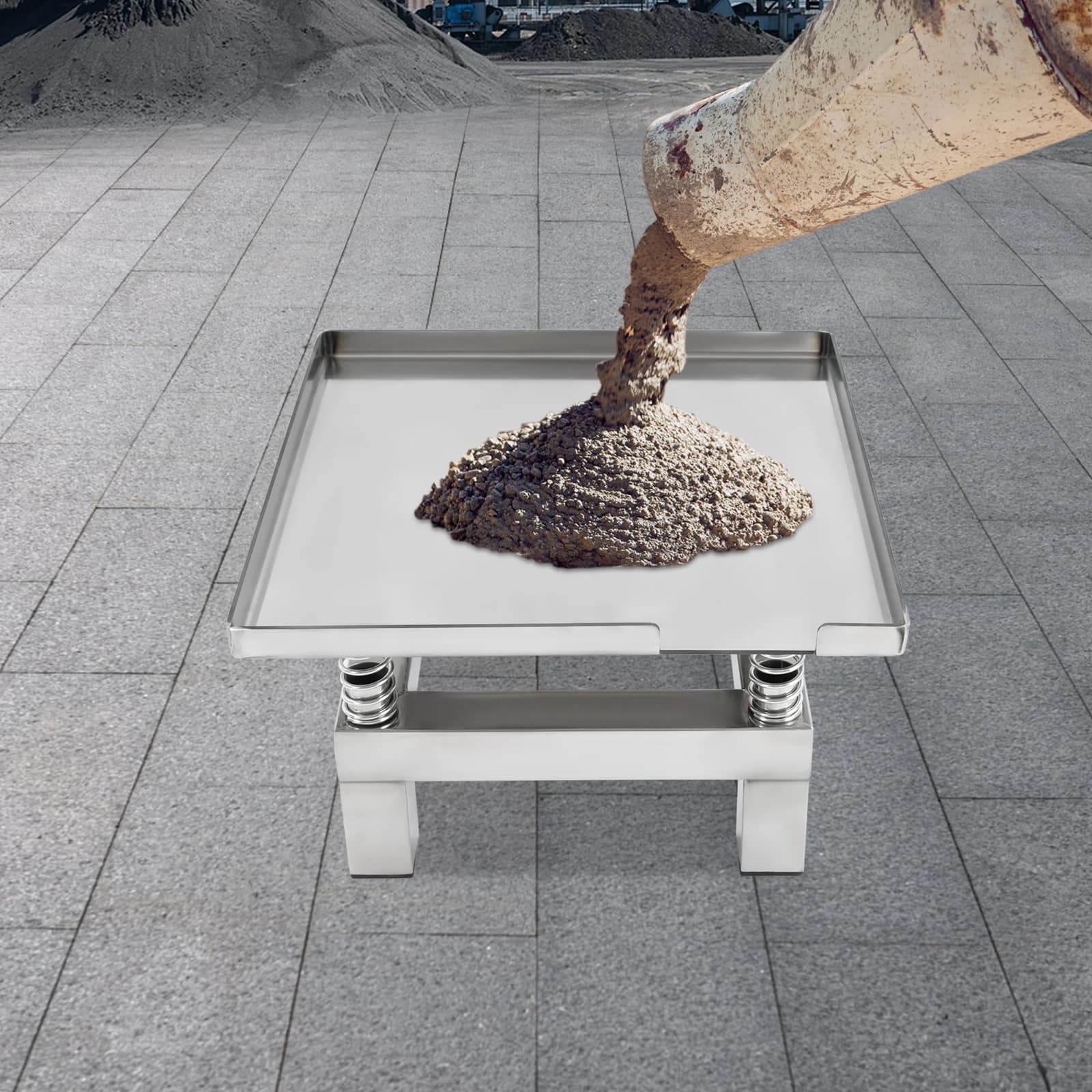 Lab Vibration Table | 35x35cm Platform | 10kg Capacity for Precise Test Block Preparation - Thumbnail 6