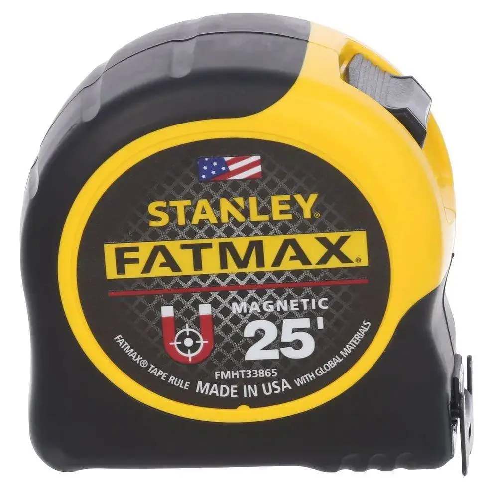 25-Foot Tape Measure | Magnetic Hook for Solo Use | Heavy-Duty Steel Blade - Thumbnail 2