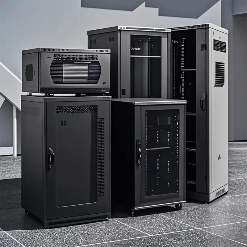 Server Rack Cabinet | 12U to 42U Lockable Data Enclosure | Secure Network & IT Infrastructure - Thumbnail 2