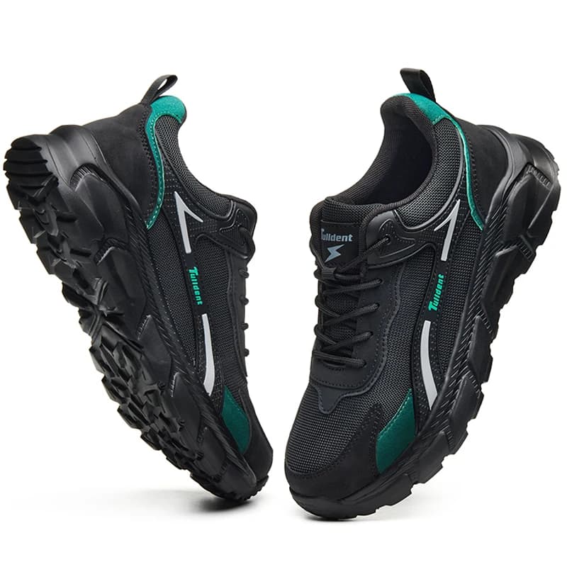 Men's Puncture Resistant Safety Shoes | Fashionable Steel Toe Work Boots | Construction Protective Footwear - Thumbnail 6