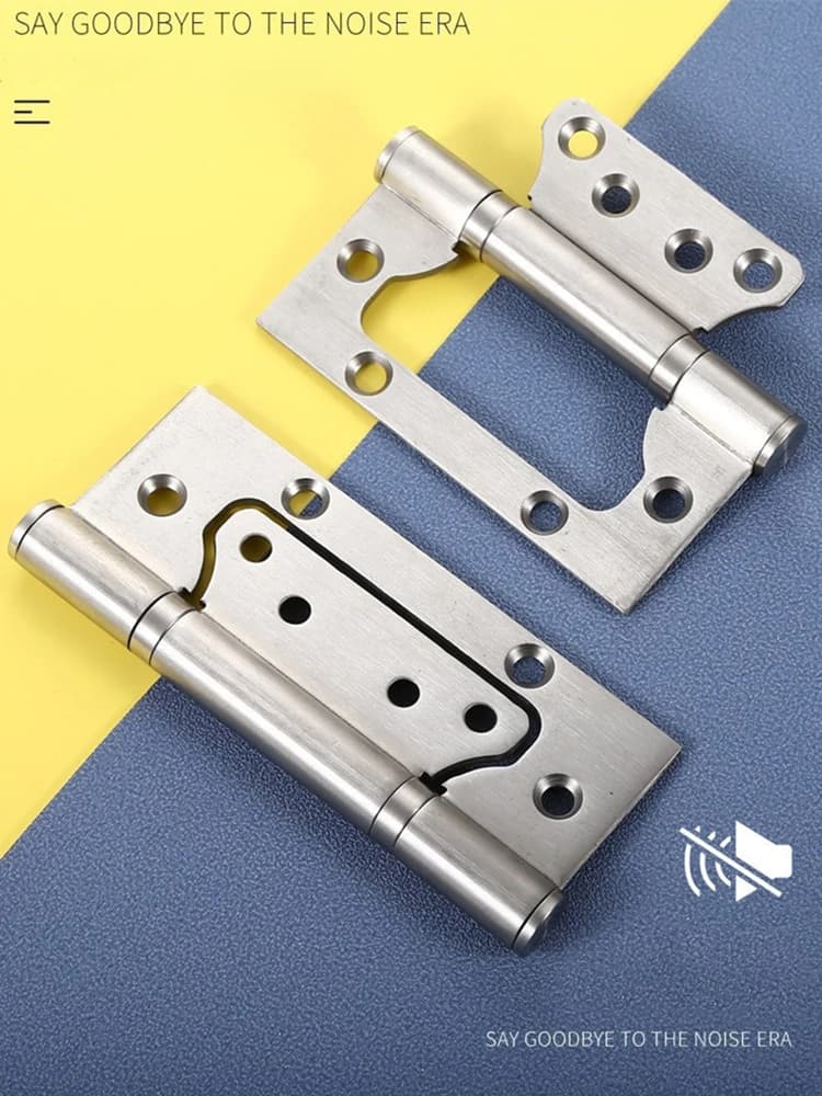 Hydraulic Furniture Hinge | Stainless Steel Child Mother Set | Thickened Premium Cabinet Hardware - Thumbnail 7