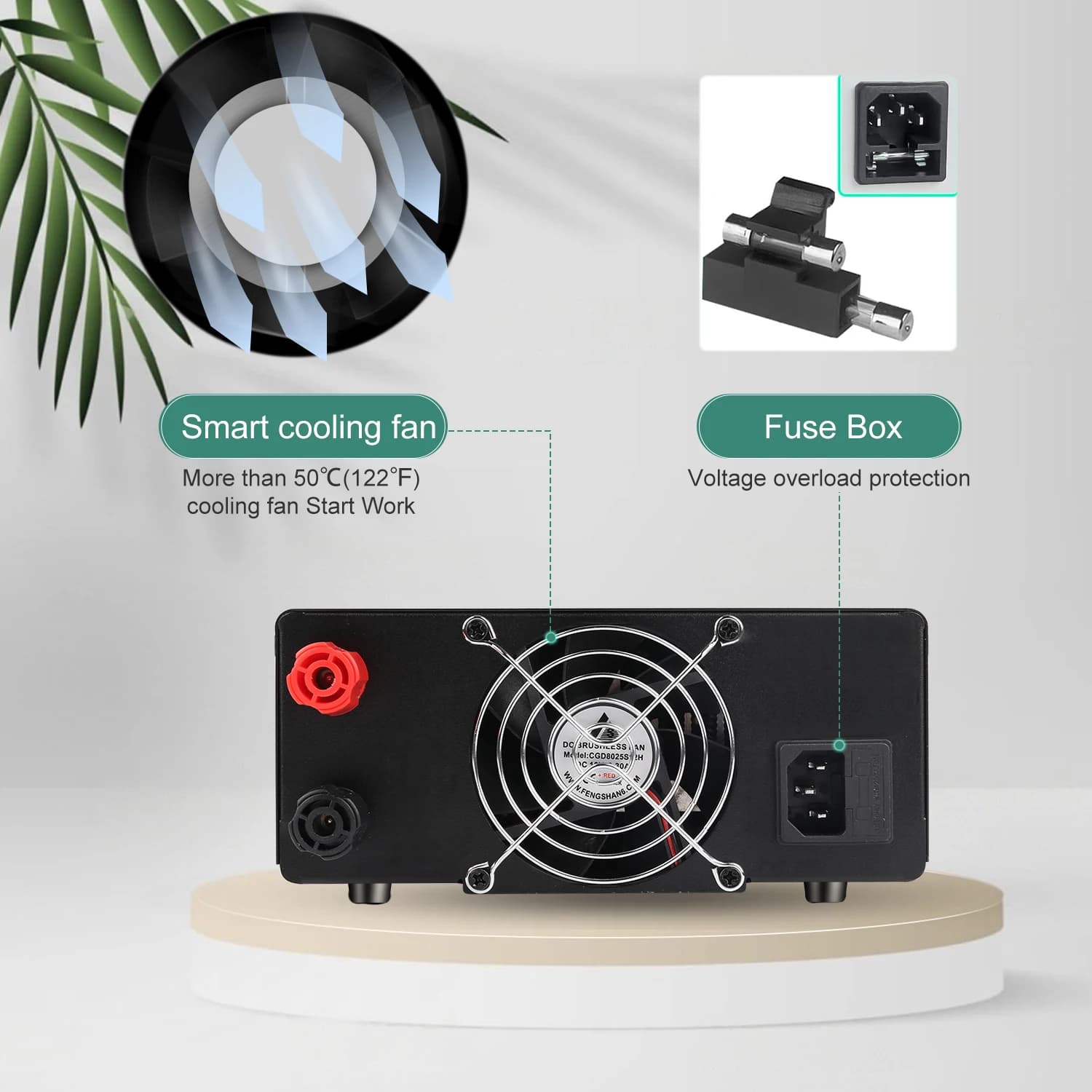 Lab Bench Power Supply | 60V 30A Adjustable DC | Precision Voltage & Current Regulator - Thumbnail 2