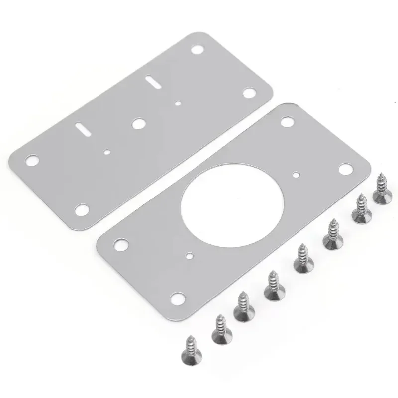 Hinge Repair Plate Kit | Stainless Steel Mounting Plate | 10/2Pcs with Pre-Drilled Holes - Thumbnail 5