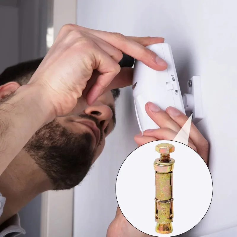 Concrete Expansion Shield | M6 M8 M10 M12 Carbon Steel | Heavy-Duty Ground Lock Fastener - Thumbnail 3