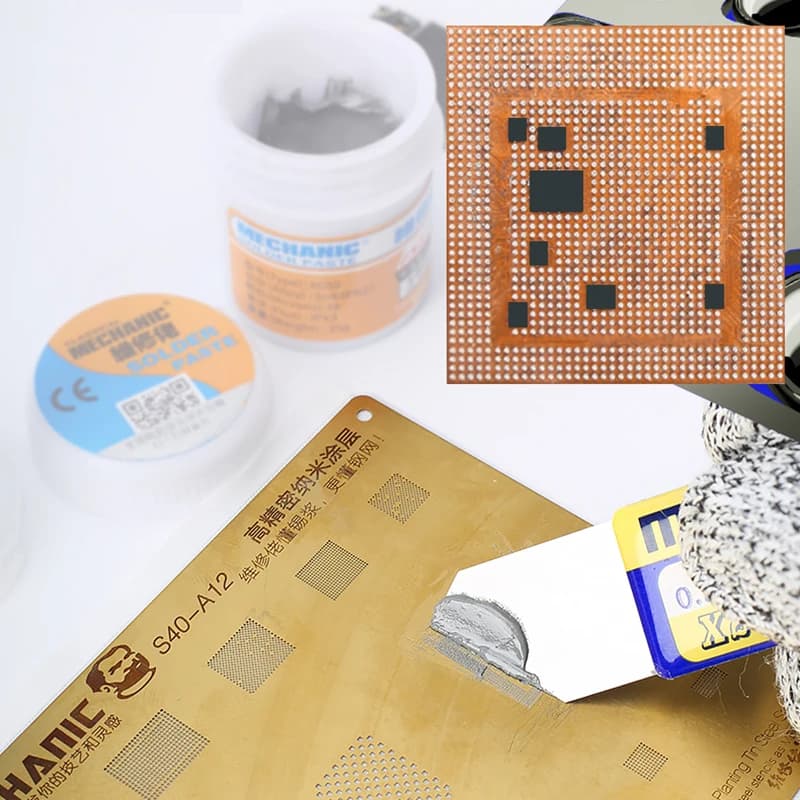 Solder Paste for BGA & SMD Repair | Sn63/Pb37 Alloy | 183°C Melting Point - Thumbnail 6