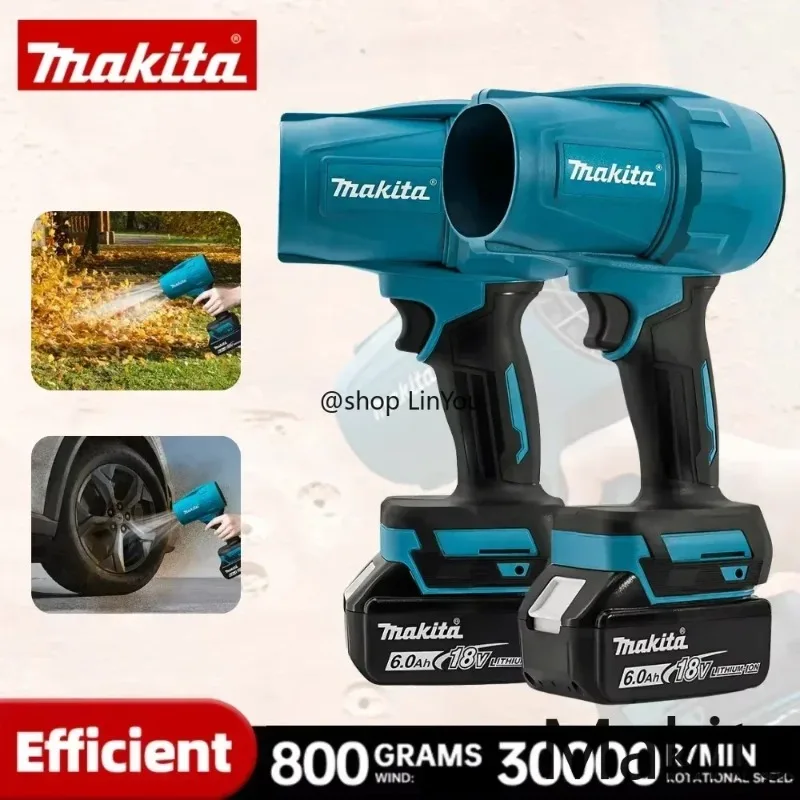 Makita 18V Cordless Air Duster | High-Velocity Turbo Blower for Car & Electronics Cleaning - Thumbnail 3