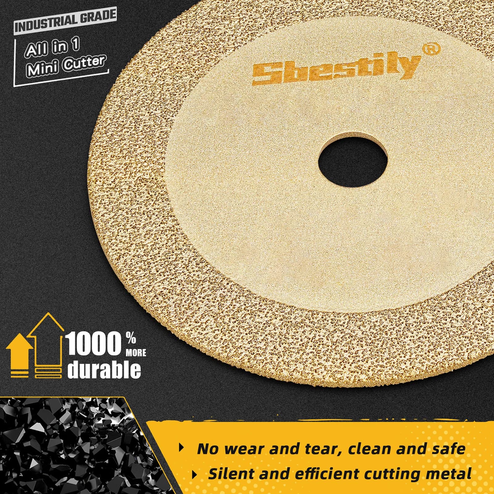 76mm Cutting Disc | High-Speed Metal Grinding Wheel | Durable Abrasive Tool - Thumbnail 3