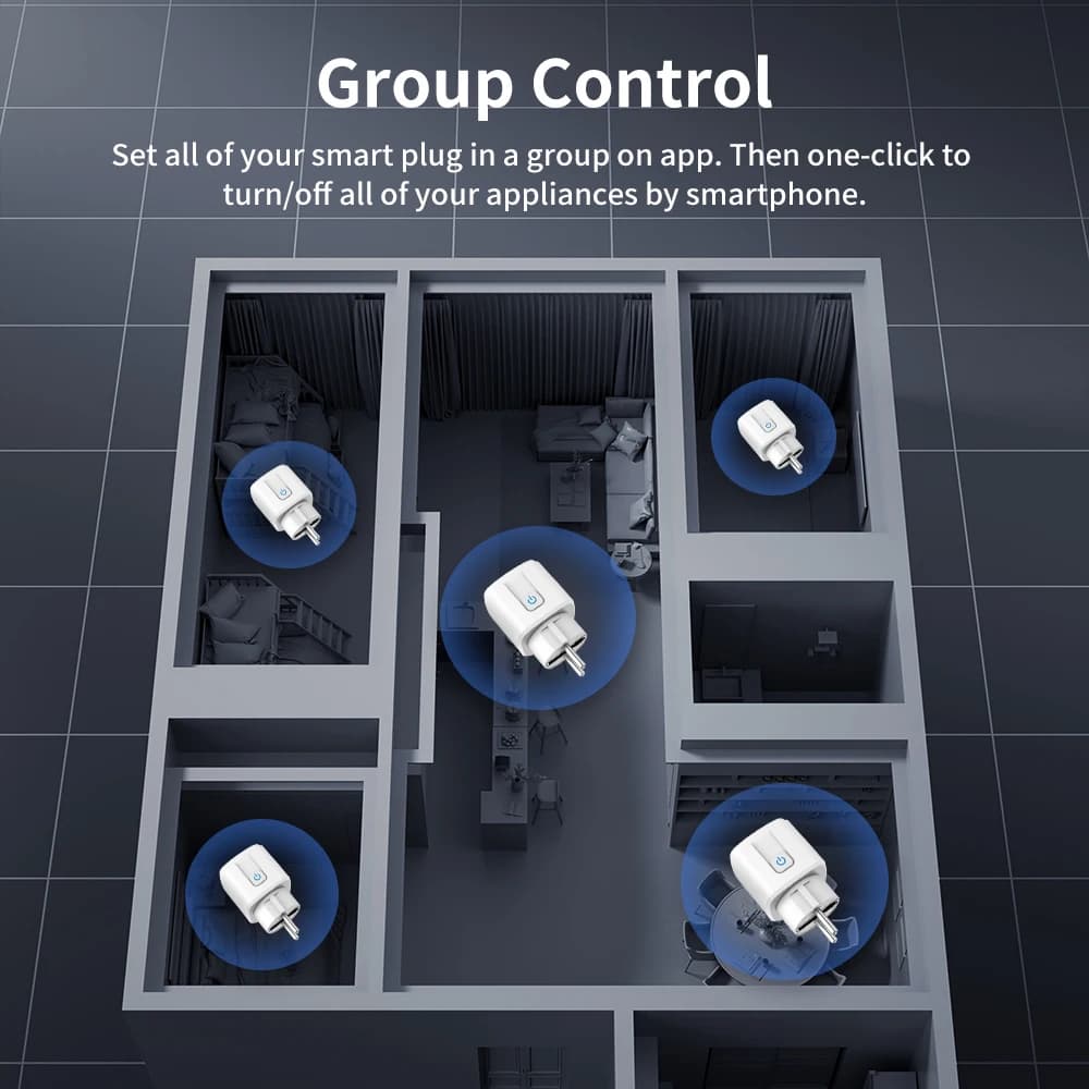 Smart Plug | 16A/20A EU Socket with Energy Monitoring | Voice Control for Alexa & Google Home - Thumbnail 7
