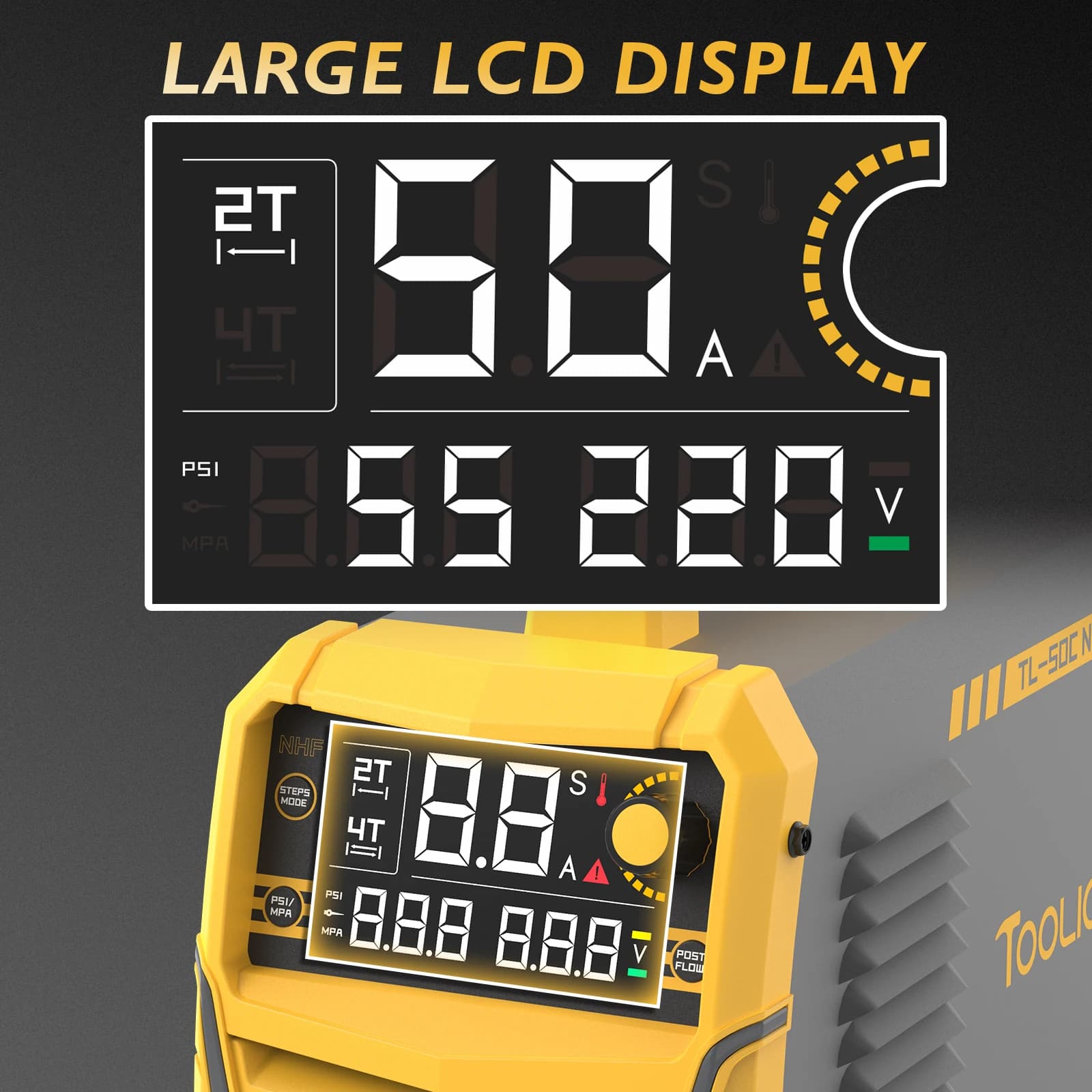 50A Plasma Cutter | 110V/220V Dual Voltage | 3/4 Cutting Capacity | 2T/4T Torch - Thumbnail 2