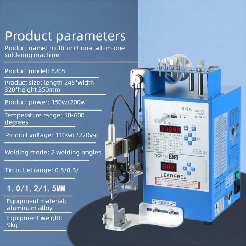 USB Soldering Station | Semi-Automatic Spot Welder with LED Work Light - Thumbnail 4
