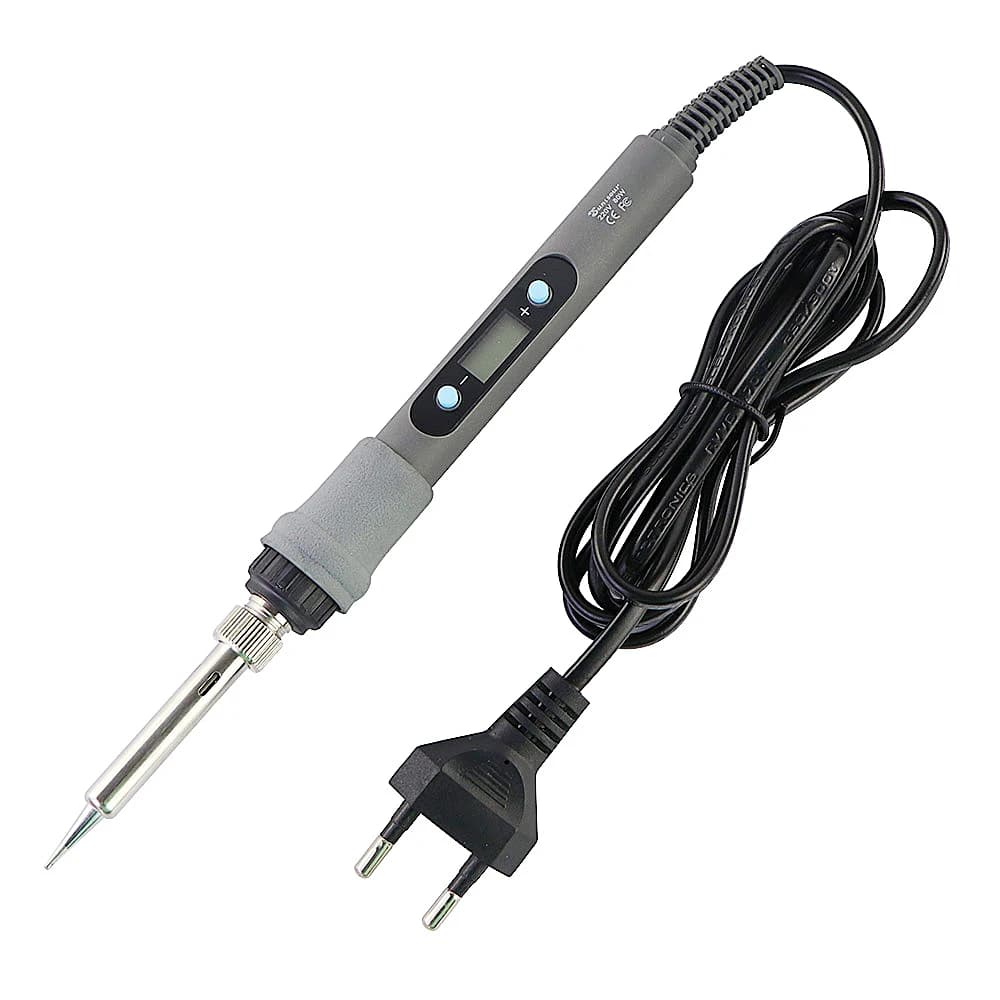 Adjustable Temperature Electric Soldering Iron 220V 110V 60W 80W Welding Solder Rework Station Heat Pencil Tips Repair Tools - Thumbnail 5