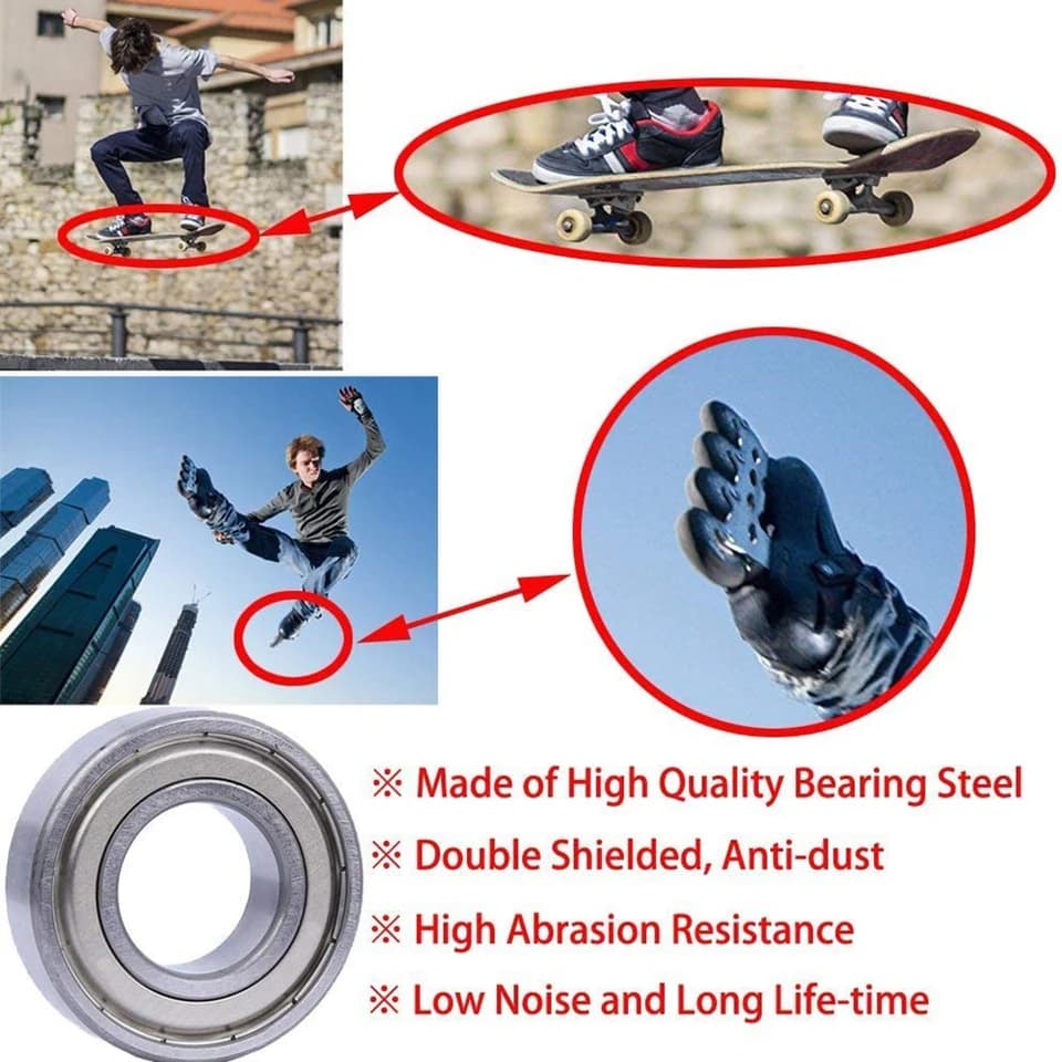 Ball Bearings 608ZZ-687ZZ | Deep Groove Miniature | Skateboard & 3D Printer - Thumbnail 5