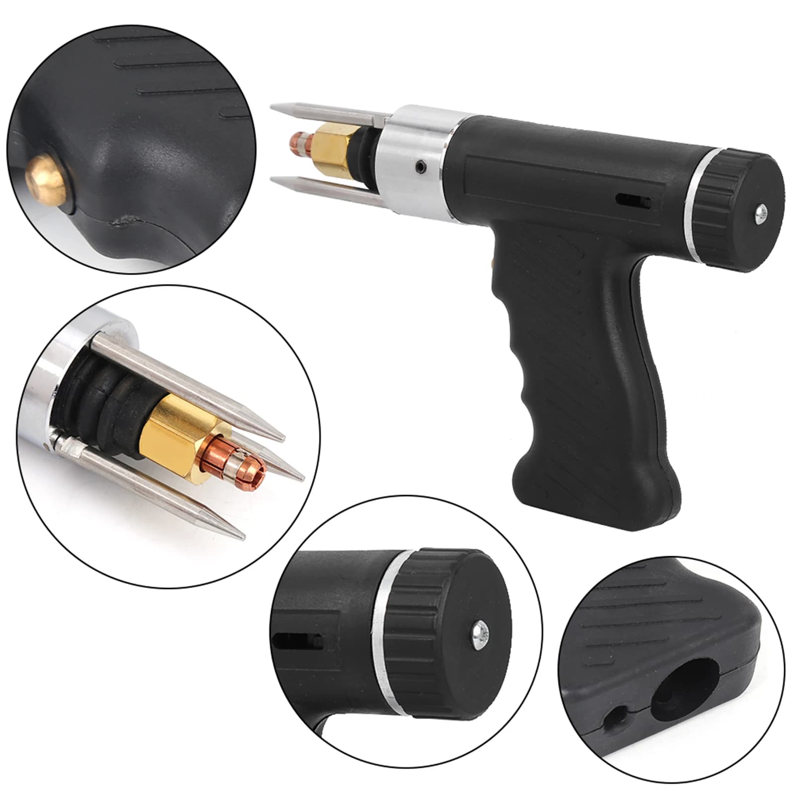 Capacitor Discharge Stud Welding Gun | M3-M10 Collet Kit | Heavy-Duty Metal Fabrication Tool - Thumbnail 5