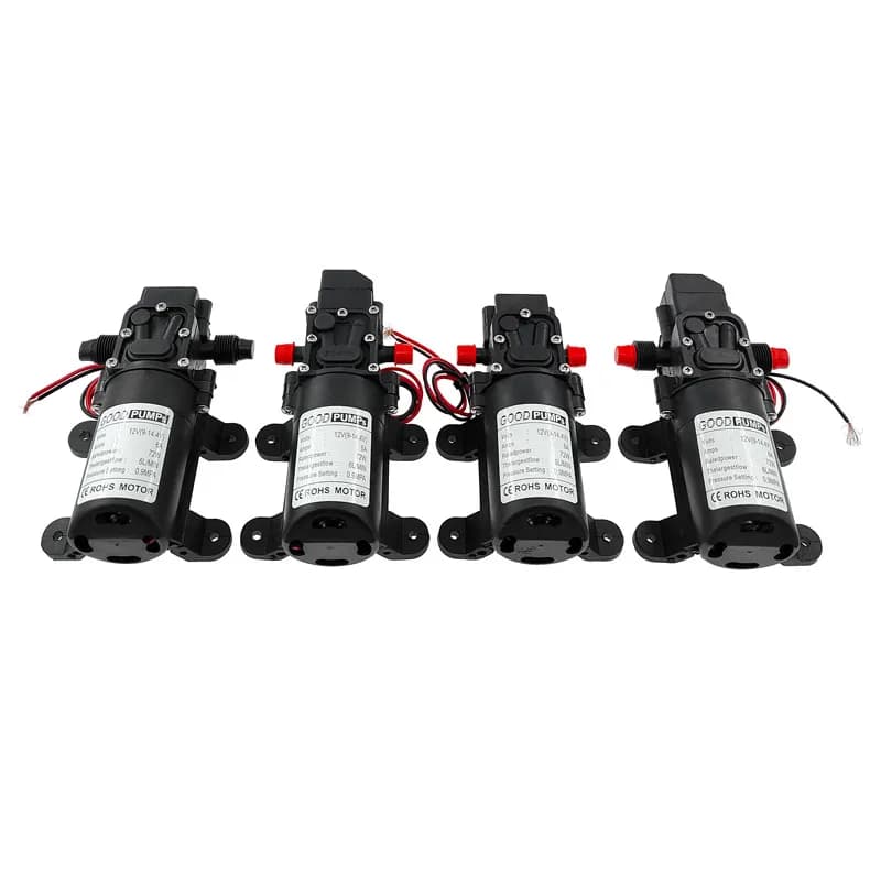 12V Electric Diaphragm Pump | 72W High Pressure Spray | Automatic Switch Car Wash - Thumbnail 5