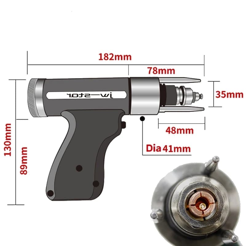 CD Stud Welding Gun | Heavy-Duty Torch Head for Metal Fabrication - Thumbnail 5
