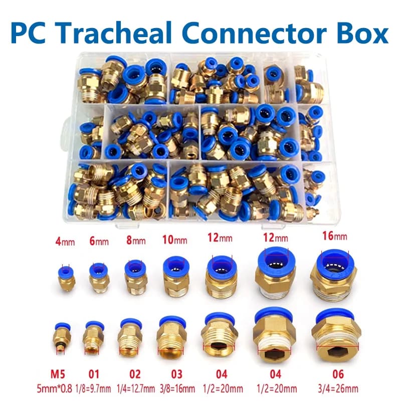 Push-to-Connect Pneumatic Fittings | 1/4 & 1/8 NPT | Quick-Release Air Hose Couplers - Thumbnail 3