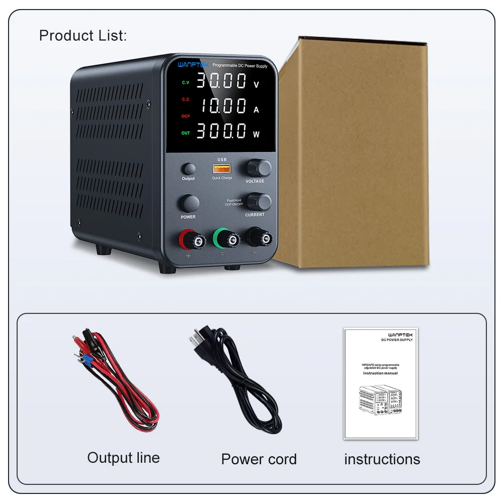 Lab Power Supply | Adjustable 30V/60V/120V DC | Precision Voltage & Current Control - Thumbnail 6