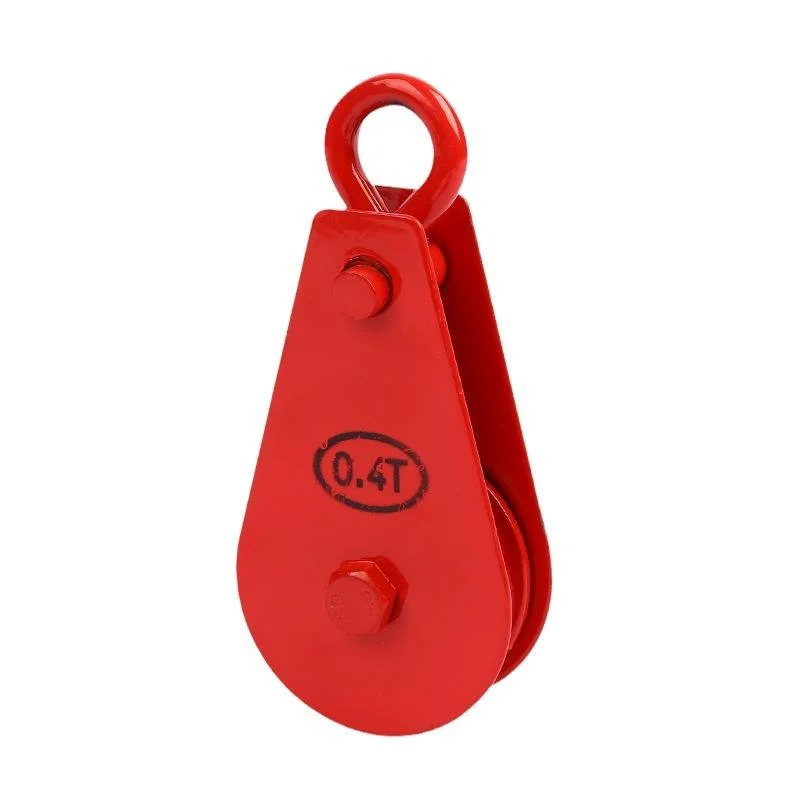 Heavy-Duty Pulley Block | Swivel Hook & Sheave System | Rigging & Lifting Hardware - Thumbnail 3