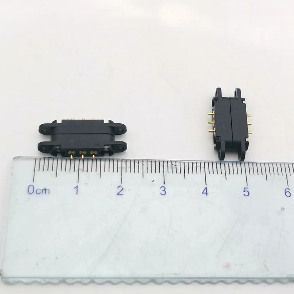 Spring-Loaded Pogo Pin Connectors | 2A DC Power | 2-Pin & 3-Pin Male/Female Set - Thumbnail 4