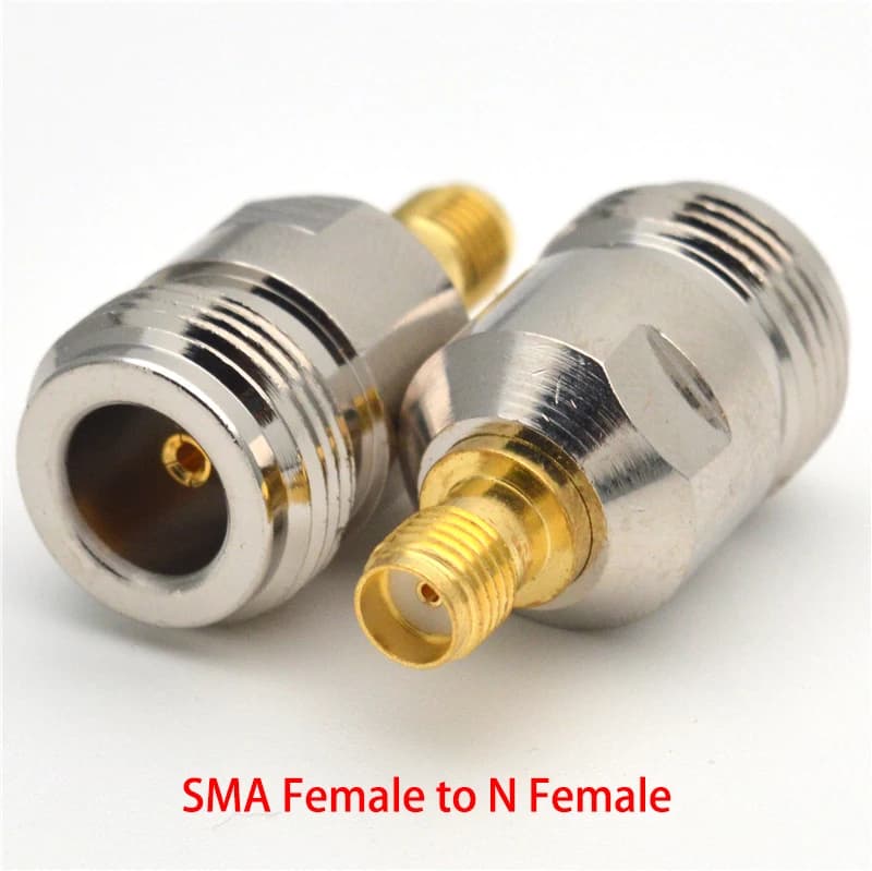 RF Coaxial Adapter Set | SMA, BNC, TNC, UHF Connectors | Brass Construction - Thumbnail 5