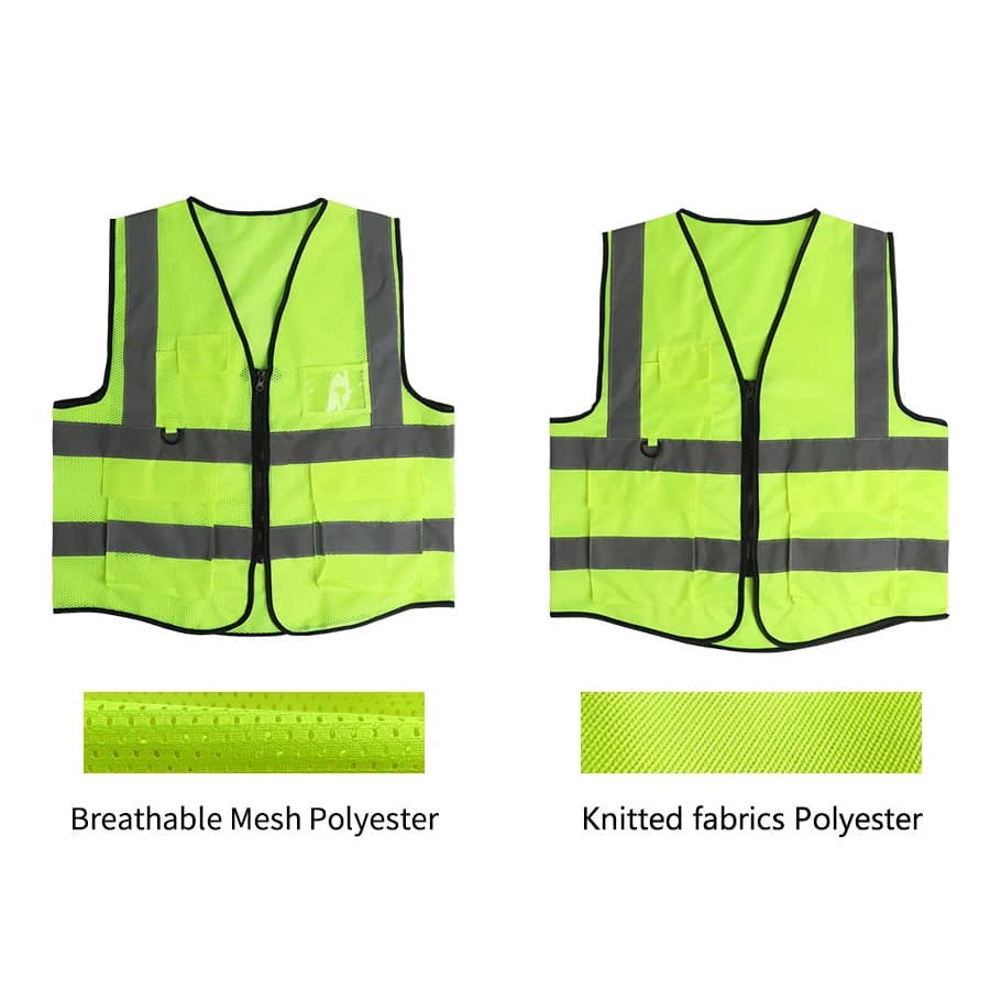 Visibility Safety Vest | Adjustable Reflective Design | Night Running & Cycling - Thumbnail 3