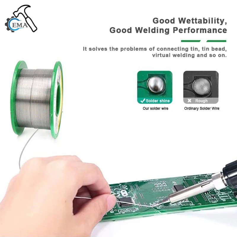 Professional-Grade Lead-Free Solder Wire | SN99.3Cu0.7 Alloy | High-Purity Flux Core for Precision Welding - Thumbnail 4
