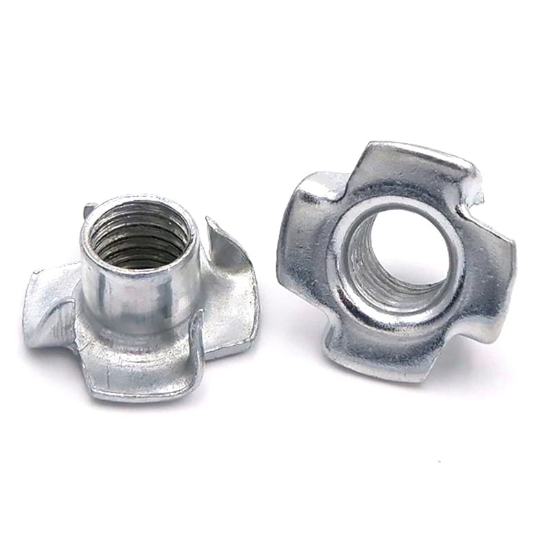 Claw T-Nuts | 10-50pcs Pronged Insert | For Wood Furniture Assembly - Thumbnail 3