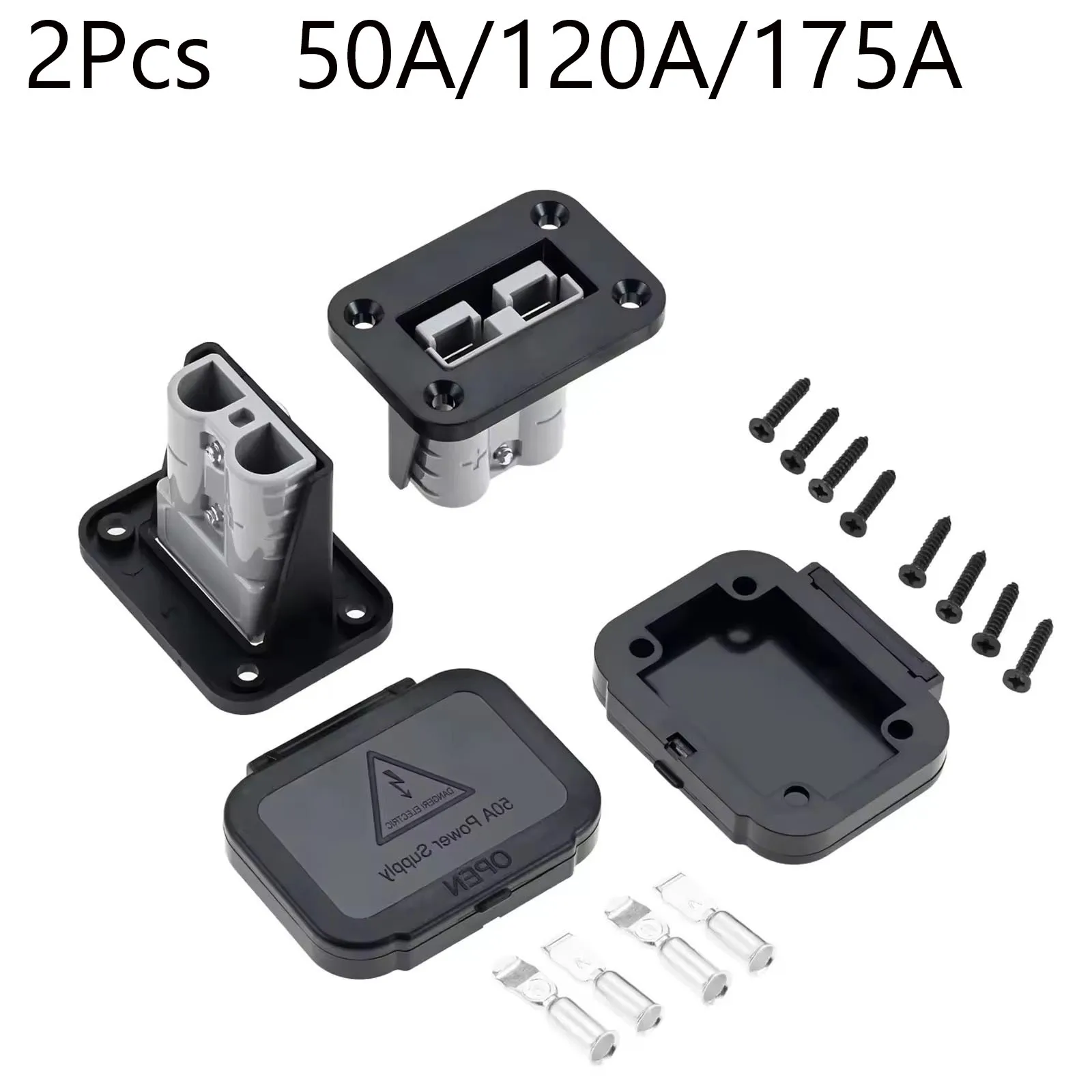 Anderson Powerpole Connector Kit | 50A-175A Heavy-Duty | Flush Mount Panel for RV & Marine - Thumbnail 2