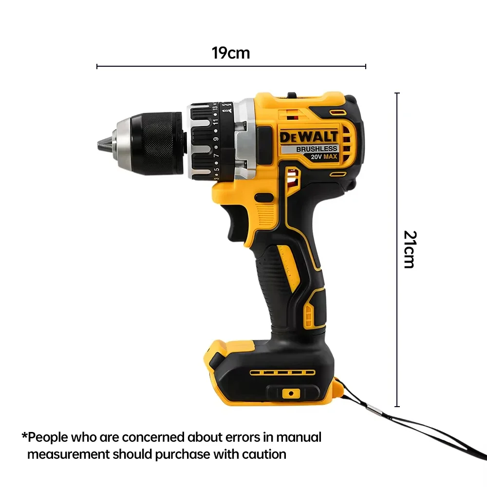 DeWalt DCD796 Brushless Impact Drill | 20V Cordless Power Tool | Compact & Professional-Grade - Thumbnail 2