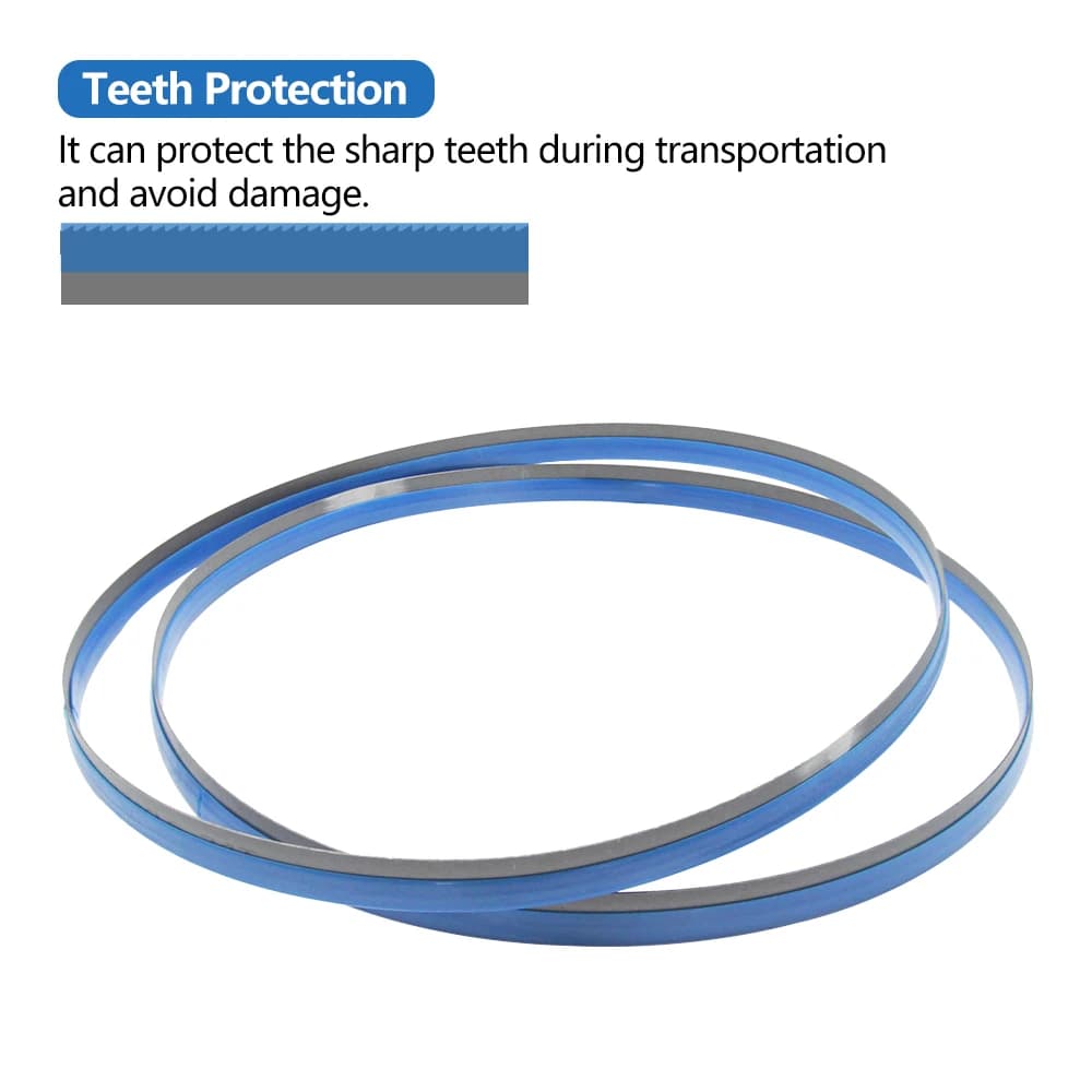 Professional Bimetal Band Saw Blades | 730mm x 13mm | 18/24 TPI for Makita & Panasonic Saws | 2-Pack - Thumbnail 3