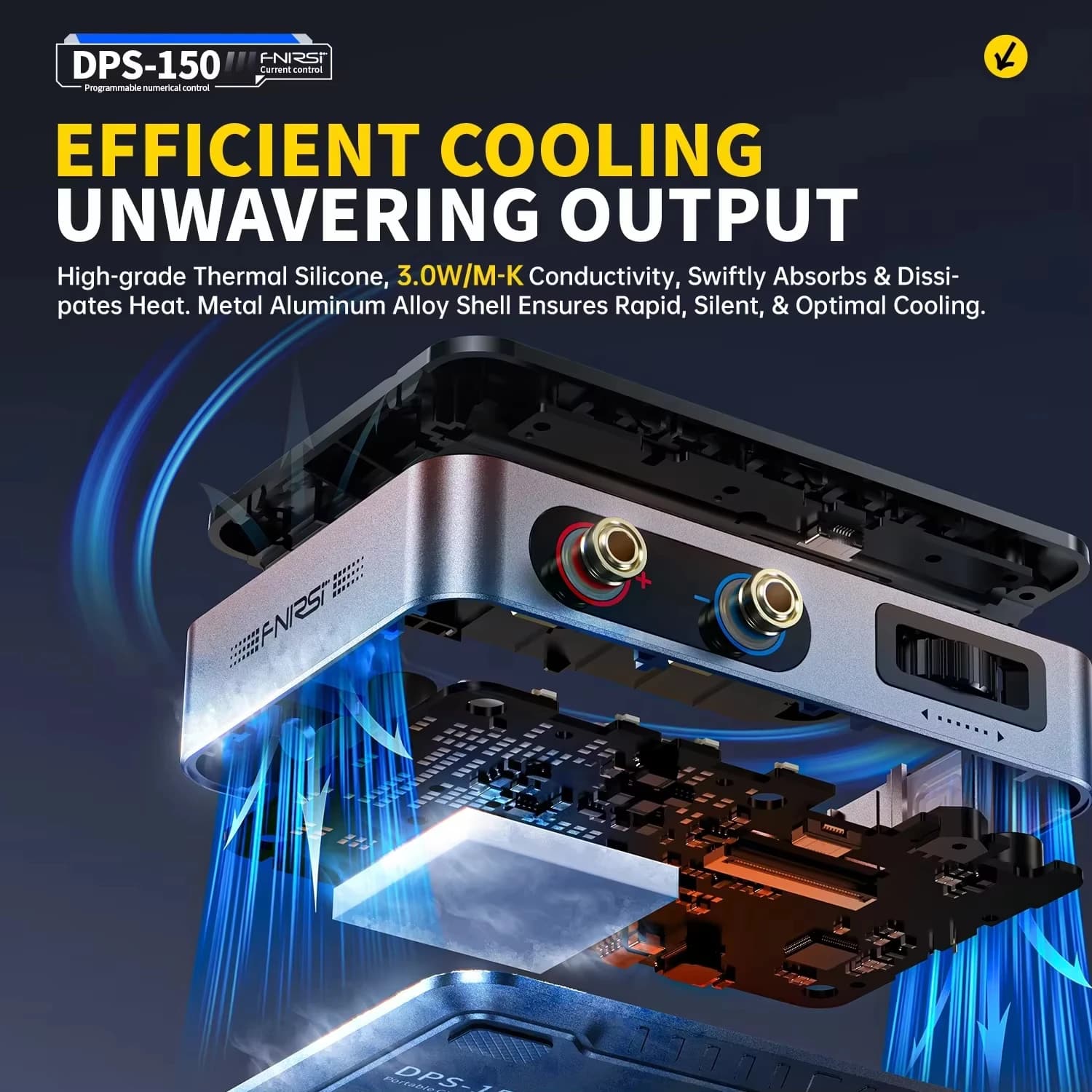 Bench Power Supply | 30V 5A Digital Display | Compact & Programmable DC Regulator - Thumbnail 5