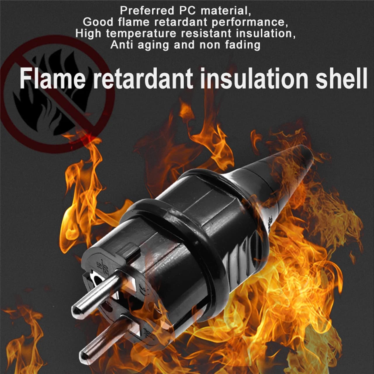 Heavy-Duty 16A Power Plug Adapter | EU Grounded Socket | Industrial Waterproof Design - Thumbnail 6