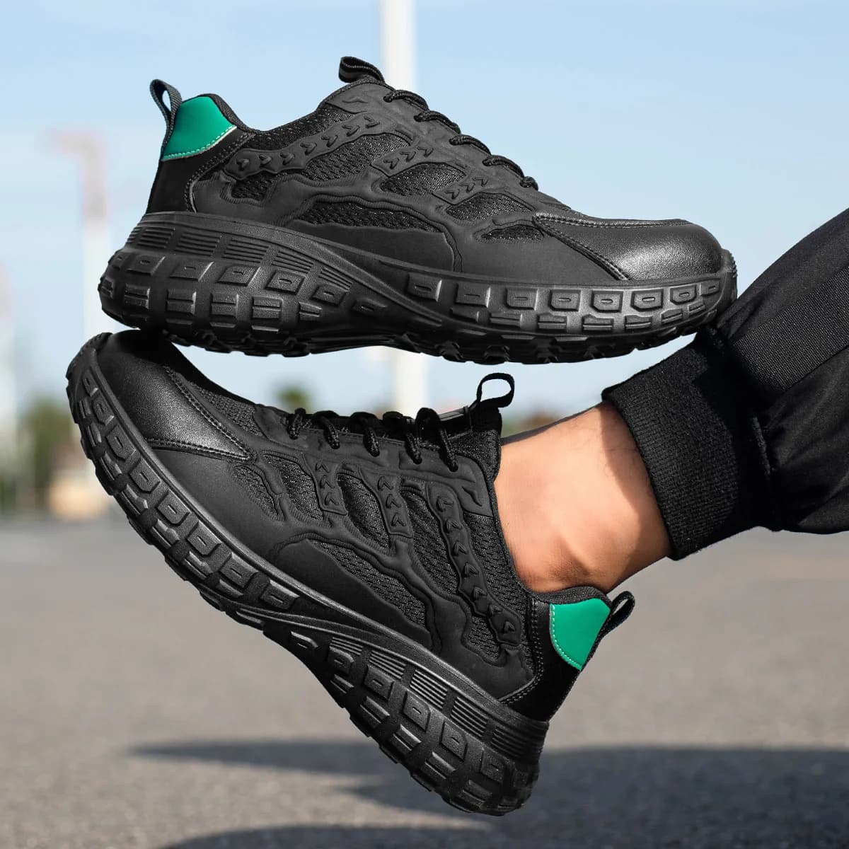 Safety Boots | Indestructible Steel Toe Design | High-Top Work Sneakers for Men - Thumbnail 6