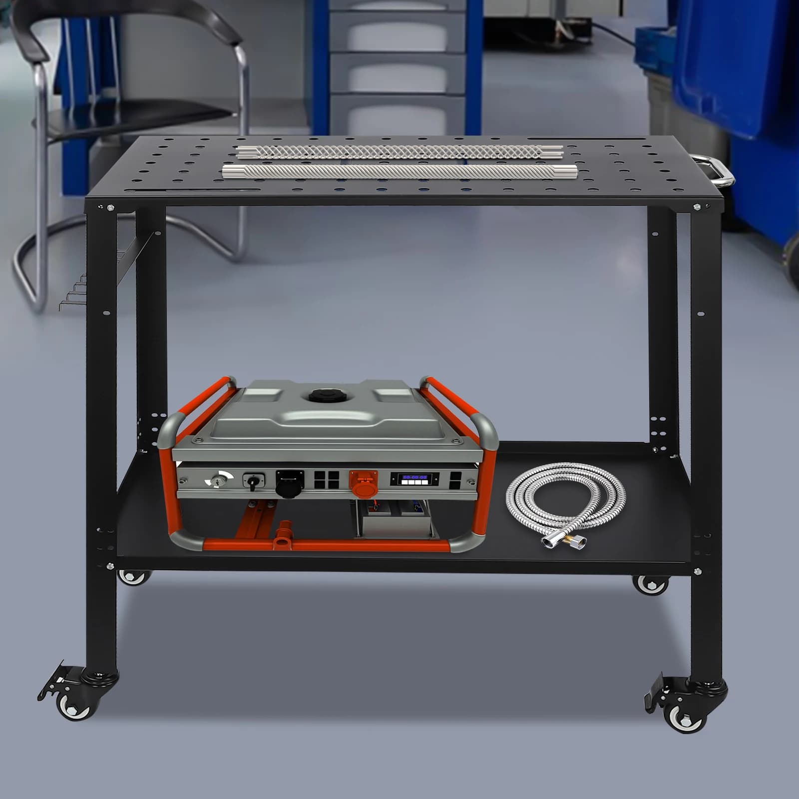 Welding Table | 36 x 18 Portable Workbench with Fixturing Holes - Thumbnail 5