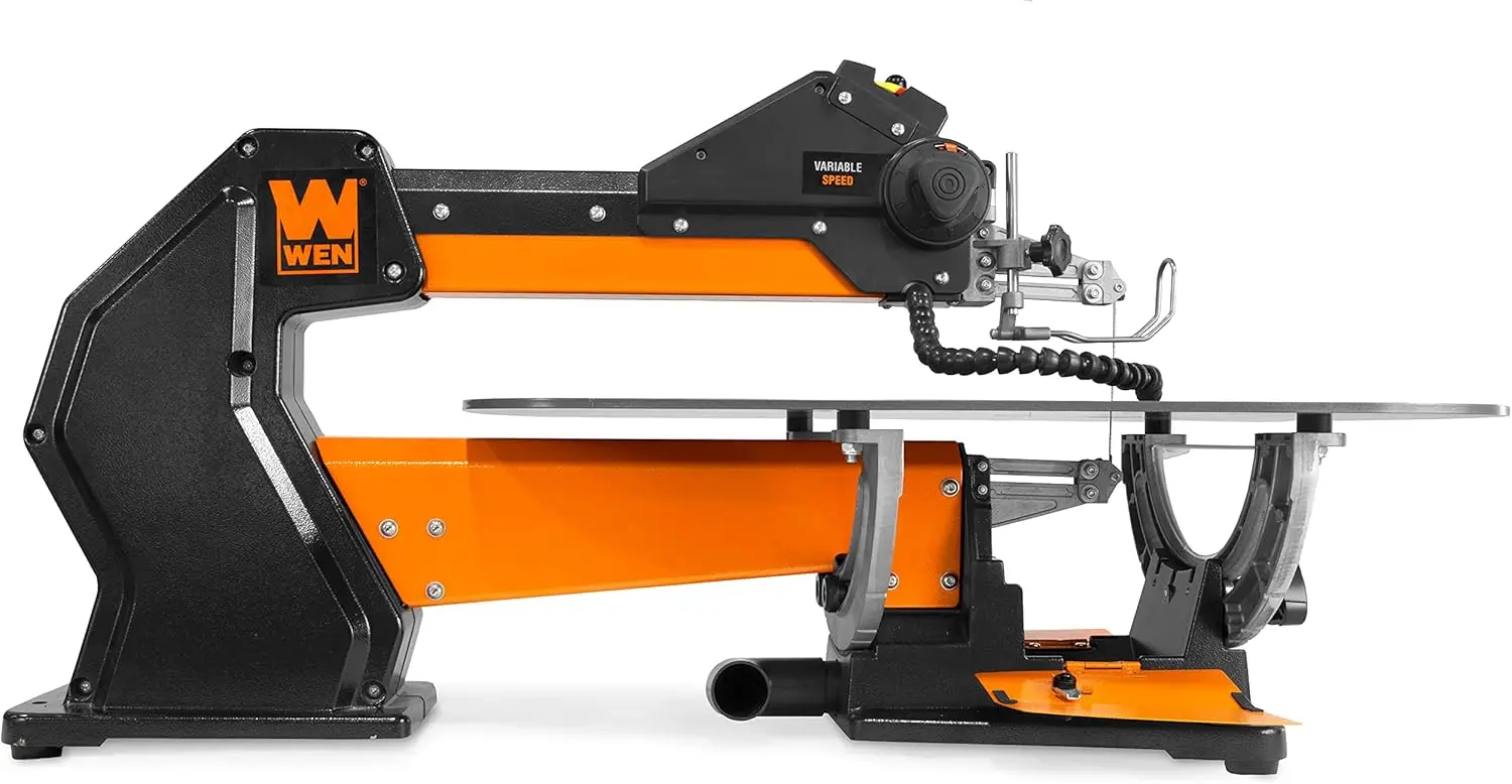 21-Inch Scroll Saw | Variable Speed & Dual-Bevel Table | Precision Woodworking Tool - Thumbnail 5