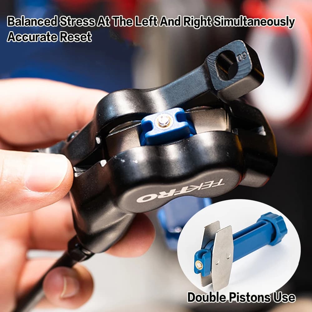 Hydraulic Brake Caliper Tool | Dual-Action Piston Reset & Spreader | Durable Steel Construction - Thumbnail 3