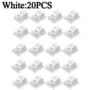 20 Pcs White