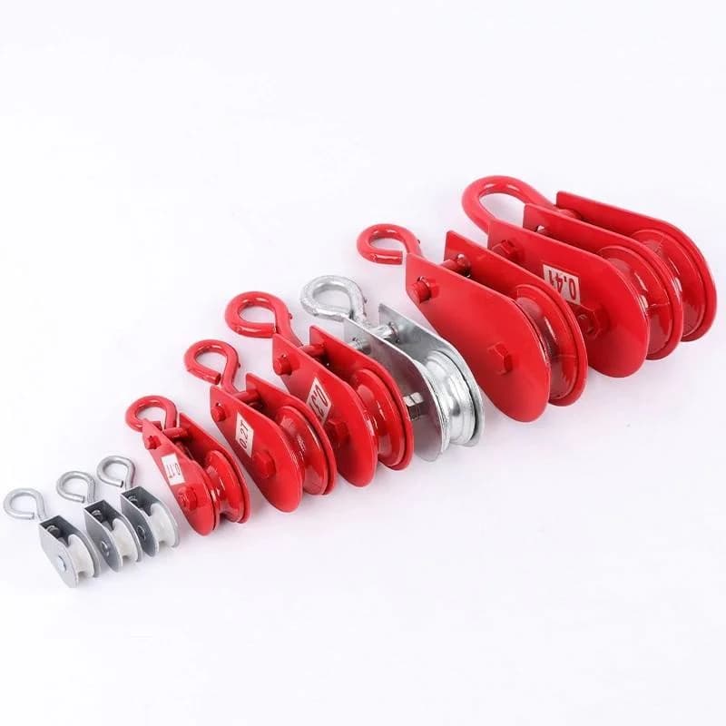 Heavy-Duty Pulley Block | Swivel Hook & Sheave System | Rigging & Lifting Hardware - Thumbnail 5