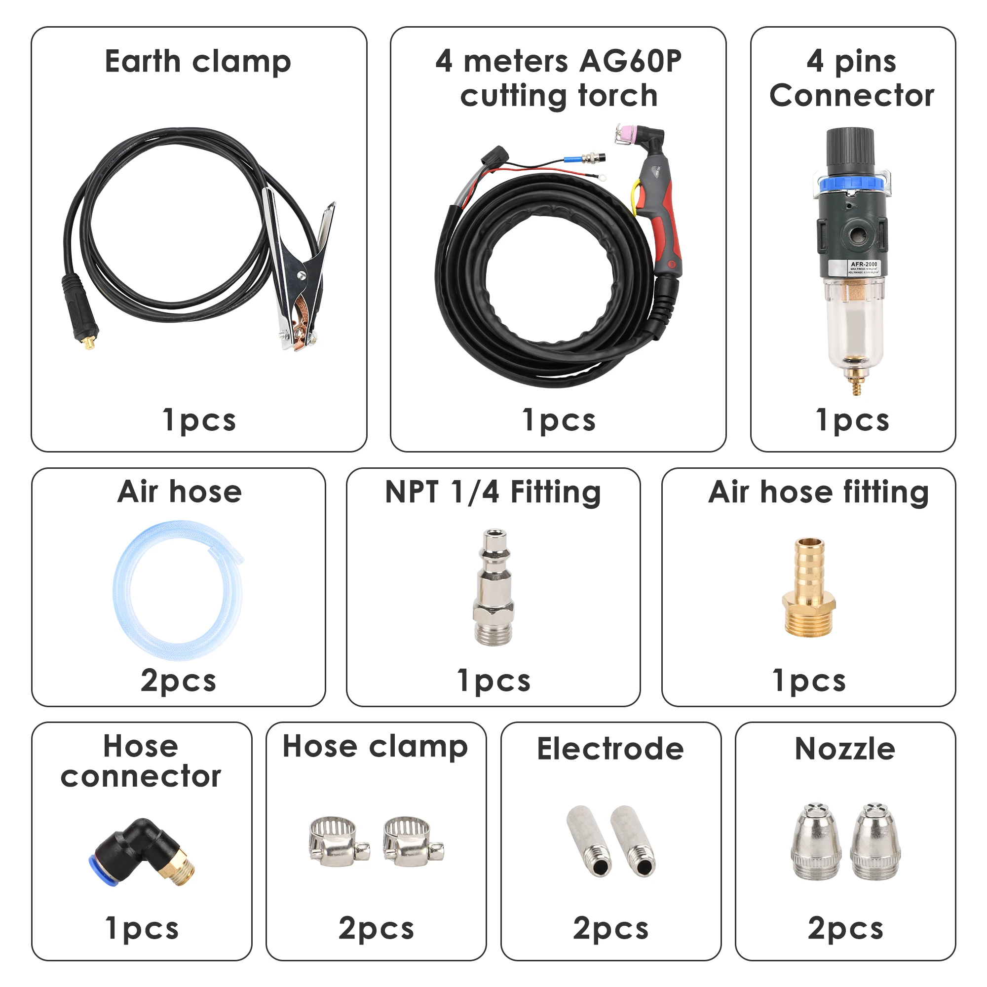 Plasma Cutter | 55A Pilot Arc | 220V | 16mm Steel Cutting Capacity - Thumbnail 5